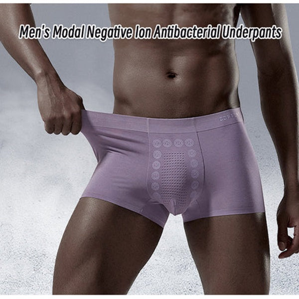 Men' s Modal Negative Ion Bacteria Resistant Underpants