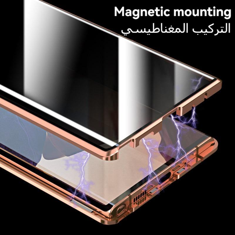 Samsung S22/23/24 Case ,Anti-Peek Full Cover Magnetic Metal Case-05