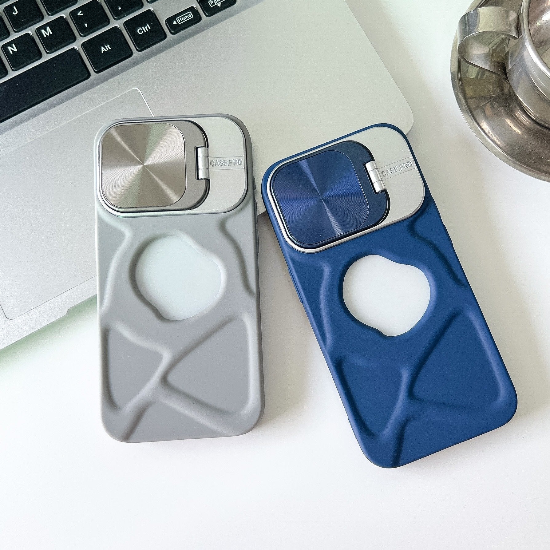 Apple Metal Lens Bracket Phone Case