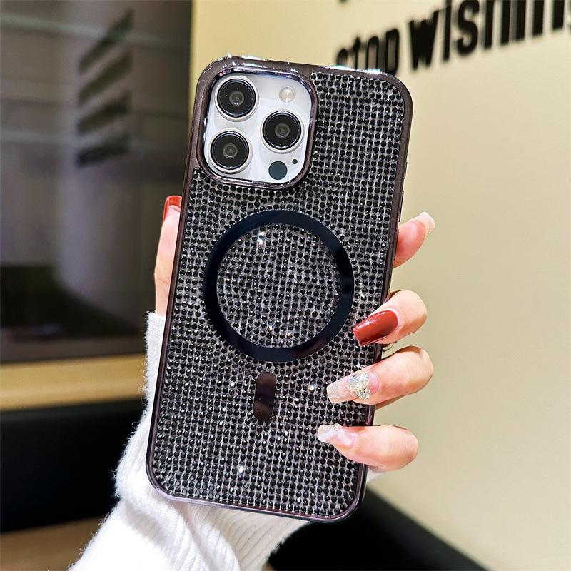 Diamond magnetic case for iPhone case