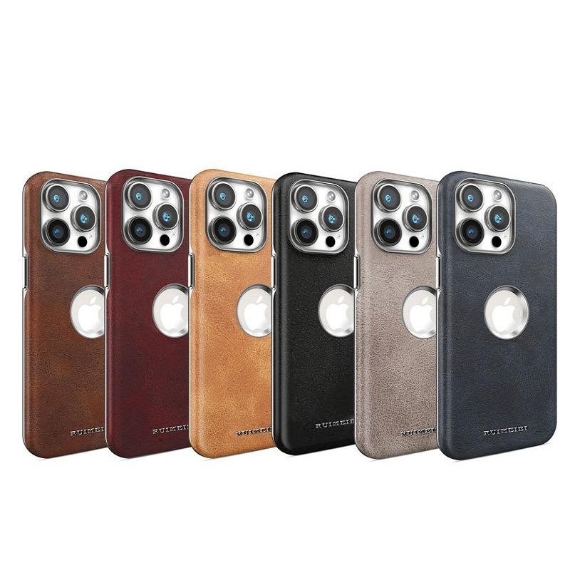 Iphone Case  Electroplating Magnetic Leather Half-Covered Mobile Phone Case