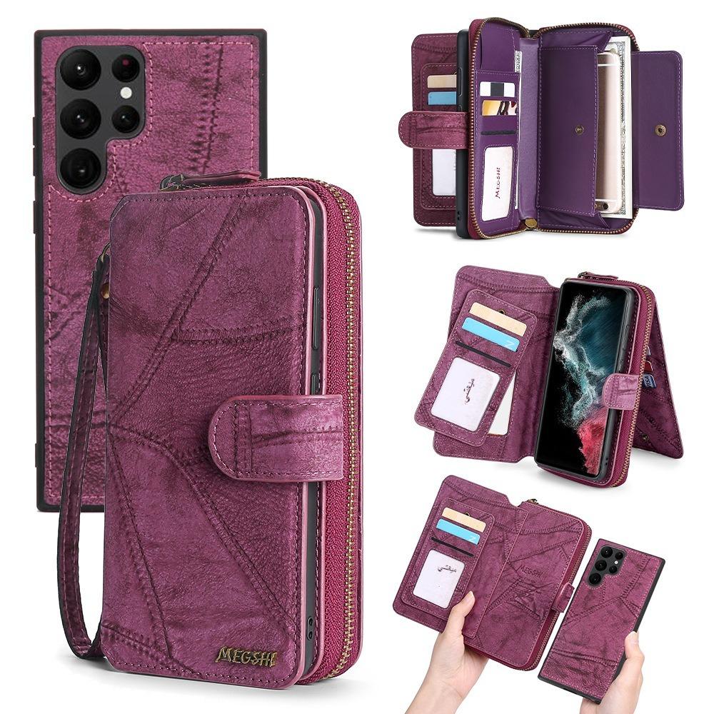 Samsung S21/S22/S23 Multi-function Wallet Leather Case-05