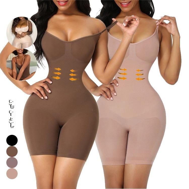 One-piece body shaper, one-piece tummy shaping slimming clothing, arm lift waist and bust underwear bodysuit