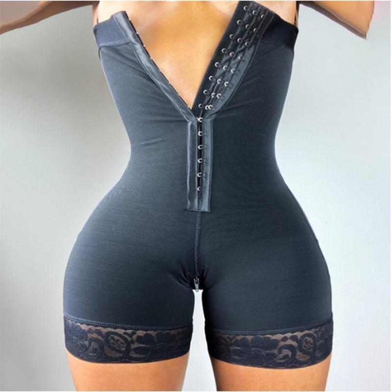 Women's Drawstring Anti-Cellulite Bodysuit