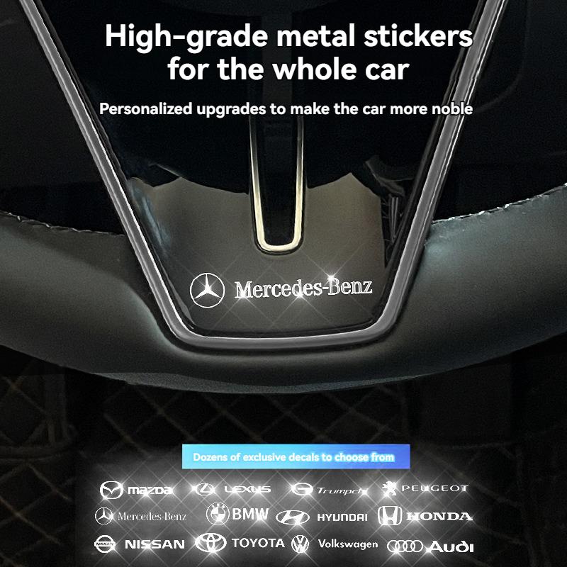 Automotive Universal Decorative Stickers, Decorative Body, Personalised Upgrades, Pull Flower Car Stickers, Logos, Metal Thin Stickers, Aluminium Foil Stickers ( 20 Pieces ) - JekoMall