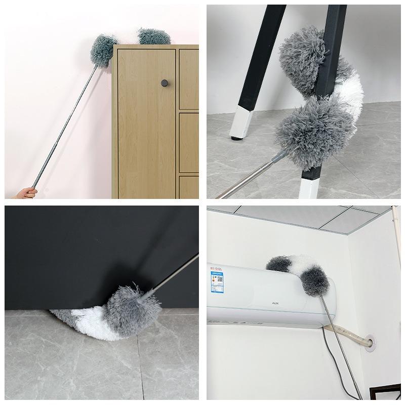 Feather Duster, Household, Dust Removal, Ceiling Cleaning, Extendable and Retractable（2 Pieces） - JekoMall