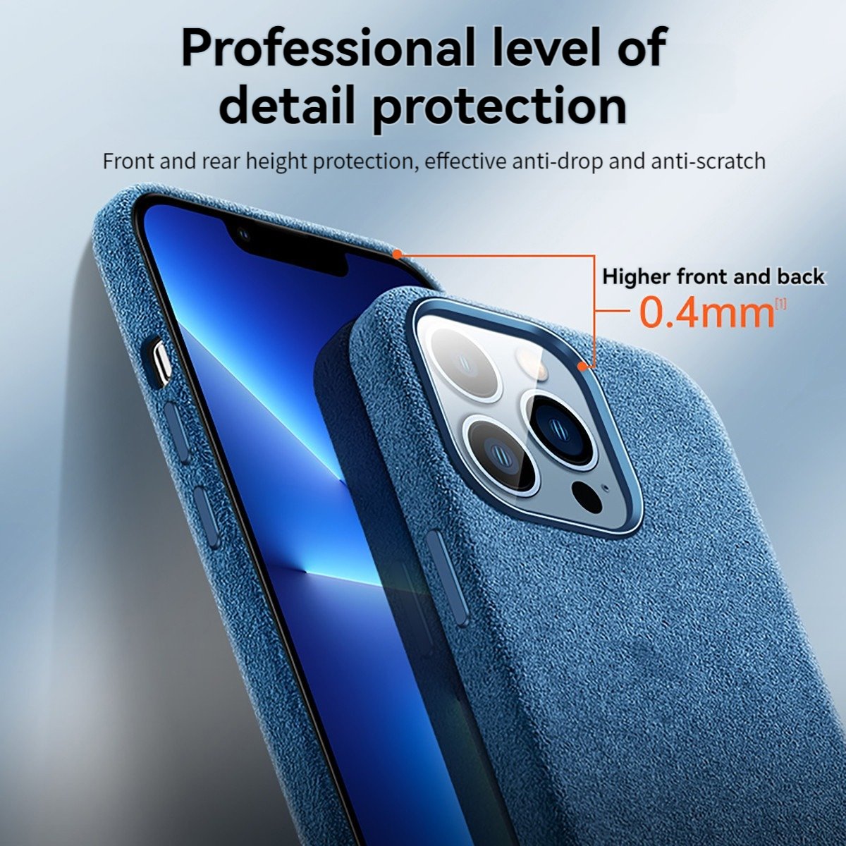 Atmosphere and Classy Suitable for iPhone 15 Mobile Phone Case Oulan Iphone14plus Magnetic Suede 13promax Protective Case