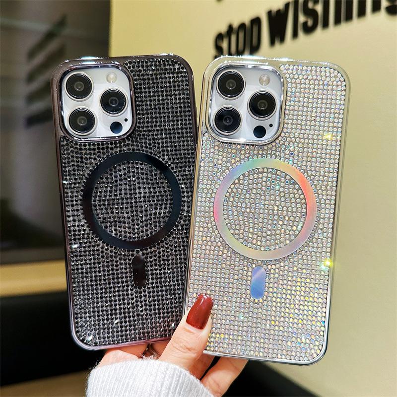 Diamond magnetic case for iPhone case